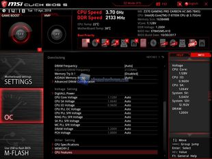Z370 Gaming Pro Carbon AC BIOS 11