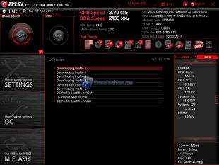 Z370 Gaming Pro Carbon AC BIOS 13