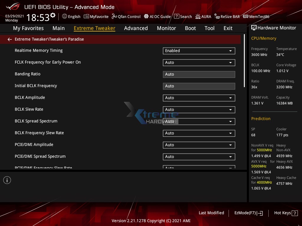 ROG MAXIMUS XIII HERO BIOS 15 f207a